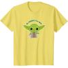image:imageStar Wars Yoda Cute Christmas Holiday Be Merry You Will TShirtLemon Yellow