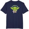 image:imageStar Wars Yoda Cute Christmas Holiday Be Merry You Will TShirtNavy Blue
