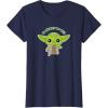 image:imageStar Wars Yoda Cute Christmas Holiday Be Merry You Will TShirtNavy Blue