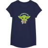 image:imageStar Wars Yoda Cute Christmas Holiday Be Merry You Will TShirtNavy Blue