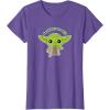 image:imageStar Wars Yoda Cute Christmas Holiday Be Merry You Will TShirtPurple Heather