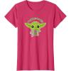 image:imageStar Wars Yoda Cute Christmas Holiday Be Merry You Will TShirtRed Heather