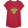 image:imageStar Wars Yoda Cute Christmas Holiday Be Merry You Will TShirtRed Heather