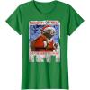 image:imageStar Wars Yoda Naughty Or Nice Flyer Christmas TShirt TShirtKelly Green