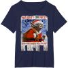 image:imageStar Wars Yoda Naughty Or Nice Flyer Christmas TShirt TShirtNavy Blue