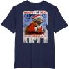 image:imageStar Wars Yoda Naughty Or Nice Flyer Christmas TShirt TShirtNavy Blue