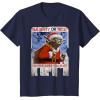 image:imageStar Wars Yoda Naughty Or Nice Flyer Christmas TShirt TShirtNavy Blue