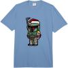 image:imageStar Wars Christmas Boba Fett Santa Hat Big Chibi Icon Comfort Colors Adult Heavyweight TshirtDeep Blue