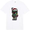 image:imageStar Wars Christmas Boba Fett Santa Hat Big Chibi Icon Comfort Colors Adult Heavyweight TshirtWhite
