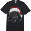 image:imageStar Wars Christmas Darth Vader Santa Hat Sketch Disney Comfort Colors Adult Heavyweight TshirtBlack