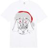 image:imageStar Wars Christmas Darth Vader Santa Hat Sketch Disney Comfort Colors Adult Heavyweight TshirtWhite