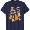 image:imageStar Wars Christmas Merry Force Be With You XMas Cookies TShirtNavy Blue