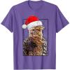 image:imageStar Wars Christmas Santa Chewbacca Windswept Movie Panel TShirtPurple Heather