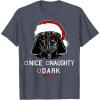 image:imageStar Wars Darth Vader Dark List Santa Christmas TShirt TShirtHeather Blue