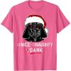 image:imageStar Wars Darth Vader Dark List Santa Christmas TShirt TShirtPink Heather