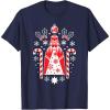 image:imageStar Wars Darth Vader Nordic Print Christmas Holiday TShirtNavy Blue