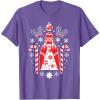 image:imageStar Wars Holiday Darth Vader Christmas Sweater Pattern TShirtPurple Heather