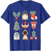 image:imageStar Wars Holiday Icons Ugly Christmas Sweater TShirtRoyal Blue