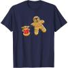 image:imageStar Wars Mandalorian amp Grogu Christmas Gingerbread Cookies TShirtNavy Blue