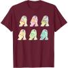 image:imageStar Wars R2D2 Pastel Easter Egg Decorated Droids TShirtBurgundy