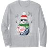 image:imageStar Wars Stormtrooper Up to Snow Good Funny Holiday Long Sleeve TShirtHeather Grey