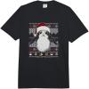 image:imageStar Wars The Last Jedi Christmas Porg Ugly Sweater Vintage Comfort Colors Adult Heavyweight TshirtBlack