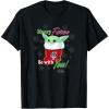 image:imageStar Wars The Mandalorian Christmas Grogu Merry Force TShirtBlack