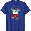 image:imageStar Wars The Mandalorian Christmas Grogu Merry Force TShirtRoyal Blue