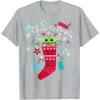 image:imageStar Wars The Mandalorian The Child All I Want For Christmas TShirtHeather Grey