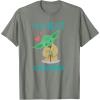 image:imageStar Wars Yoda Best Grandma Yoda Chibi Portrait Mothers Day TShirtOlive Heather