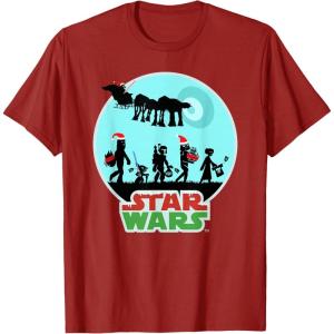 image:imageStar Wars Characters Holiday Gifts Death Star TShirtCranberry Red