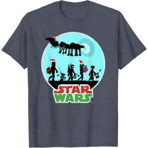 image:imageStar Wars Characters Holiday Gifts Death Star TShirtHeather Blue