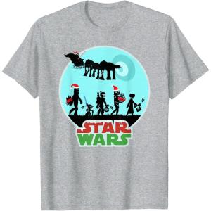 image:imageStar Wars Characters Holiday Gifts Death Star TShirtHeather Grey