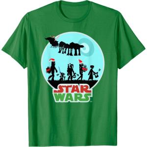 image:imageStar Wars Characters Holiday Gifts Death Star TShirtKelly Green