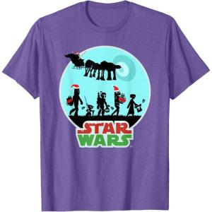 image:imageStar Wars Characters Holiday Gifts Death Star TShirtPurple Heather
