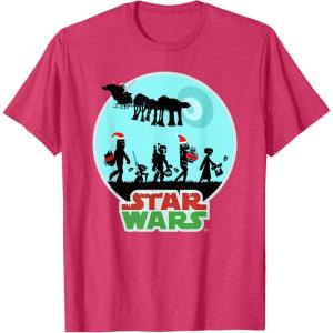 image:imageStar Wars Characters Holiday Gifts Death Star TShirtRed Heather