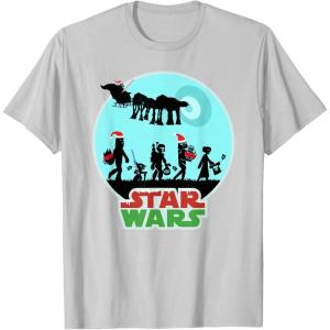 image:imageStar Wars Characters Holiday Gifts Death Star TShirtSilver Grey