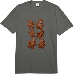 image:imageStar Wars Christmas Ginger Bread Wars Comfort Colors Adult Heavyweight TshirtDark Grey