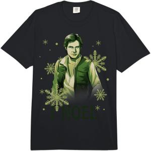 image:imageStar Wars Christmas Han Solo I Noel Couples Comfort Colors Adult Heavyweight TshirtBlack