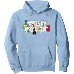 image:imageStar Wars Christmas Logo Holiday Celebration Pullover HoodieDusty Blue