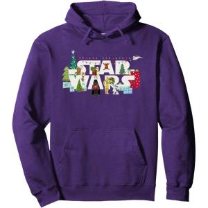 image:imageStar Wars Christmas Logo Holiday Celebration Pullover HoodiePurple