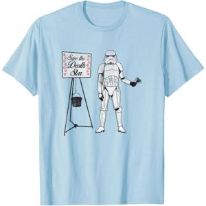 image:imageStar Wars Classic Christmas Save The Death Star Fund Raising TShirtBaby Blue