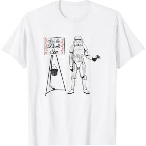 image:imageStar Wars Classic Christmas Save The Death Star Fund Raising TShirtWhite