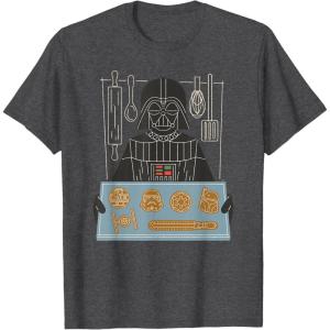 image:imageStar Wars Darth Vader Christmas Cookies Holiday TShirtDark Heather Grey