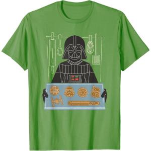 image:imageStar Wars Darth Vader Christmas Cookies Holiday TShirtGrass Green