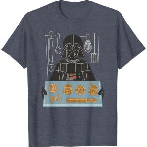 image:imageStar Wars Darth Vader Christmas Cookies Holiday TShirtHeather Blue