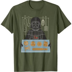 image:imageStar Wars Darth Vader Christmas Cookies Holiday TShirtOlive Green