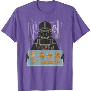 image:imageStar Wars Darth Vader Christmas Cookies Holiday TShirtPurple Heather
