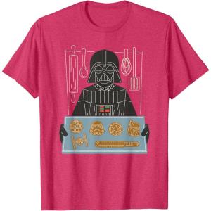 image:imageStar Wars Darth Vader Christmas Cookies Holiday TShirtRed Heather