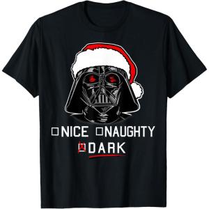 image:imageStar Wars Darth Vader Dark List Santa Christmas TShirt TShirtBlack
